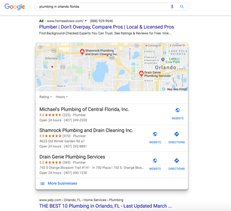 Google My Business Optimization For Plumbers
